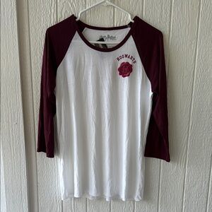 NWT Harry Potter Acceptance Letter to Hogwarts Raglan T-shirt sz L